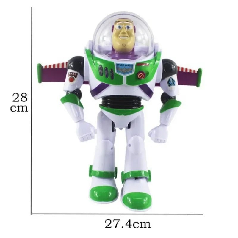 Toy Story Buzz Lightyear With Wings Doll Action Figure and Gun - itzy bitsy