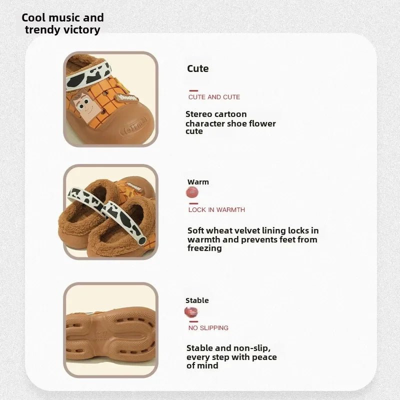 Toy Story Cartoon Warm and Velvet Shoes - itzy bitsy