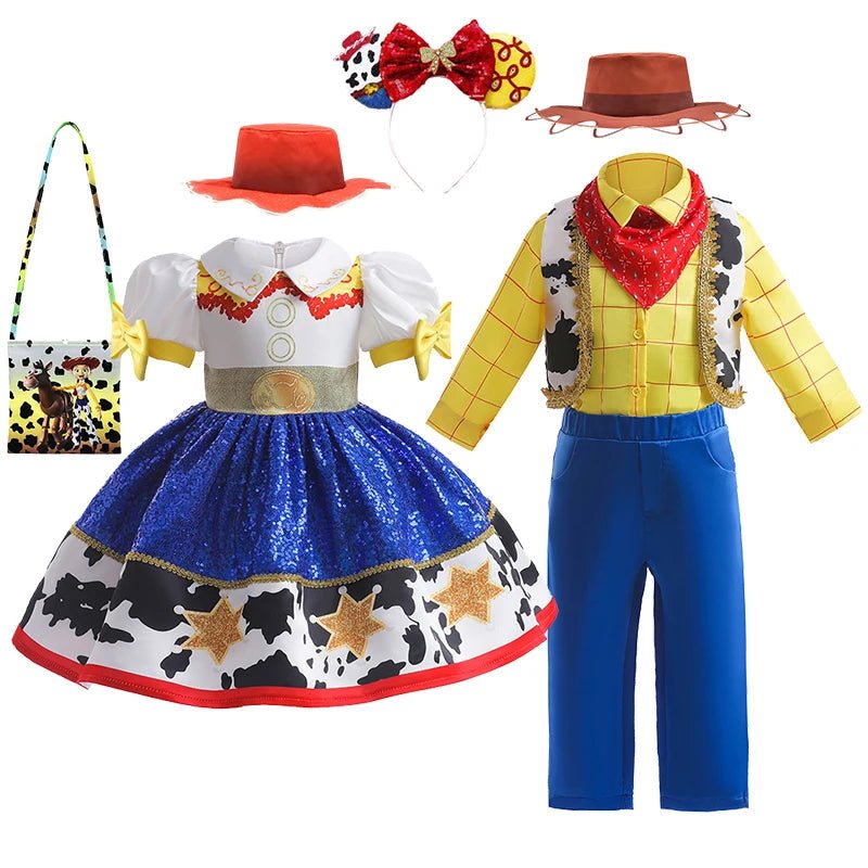 Toy Story Jessie Dress Costume - itzy bitsy