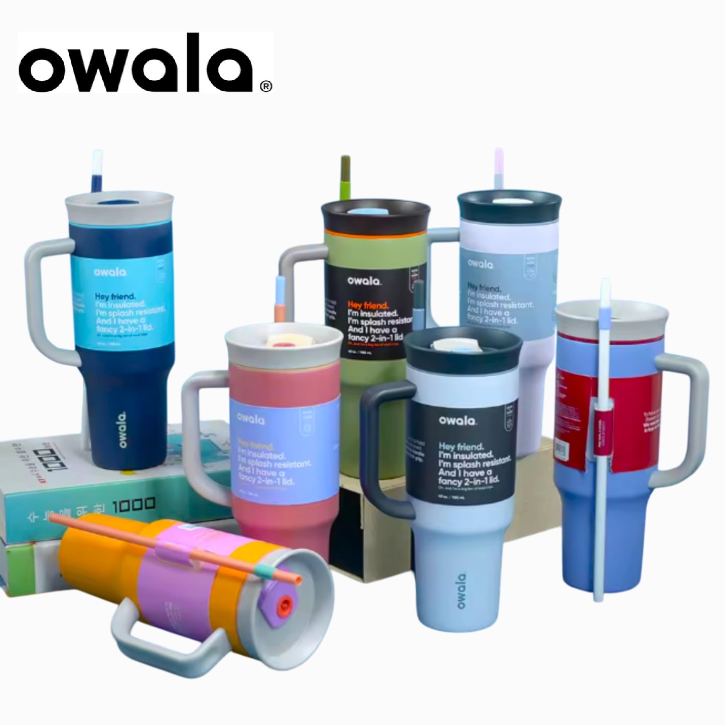 Owala 40oz Stainless Steel Tumbler