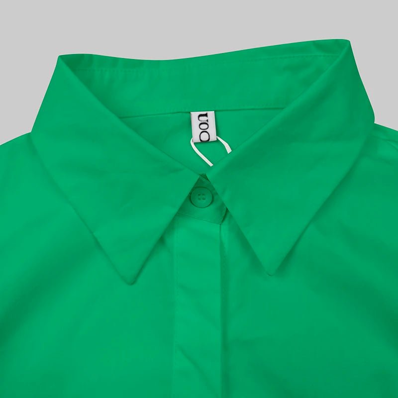 Tuxedo Cold Shoulder Chic Vintage Shirt - itzy bitsy