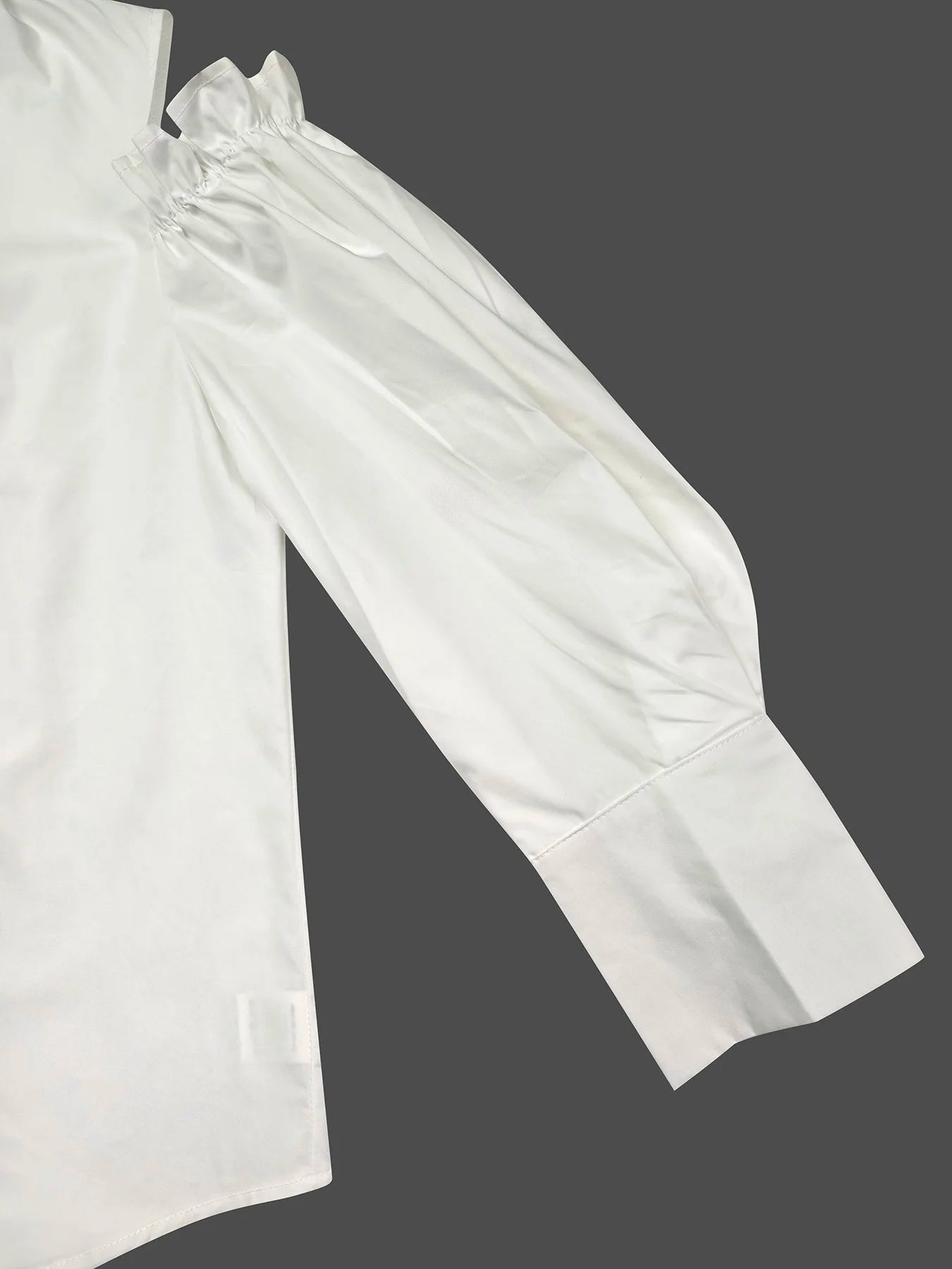 Tuxedo Cold Shoulder Chic Vintage Shirt - itzy bitsy