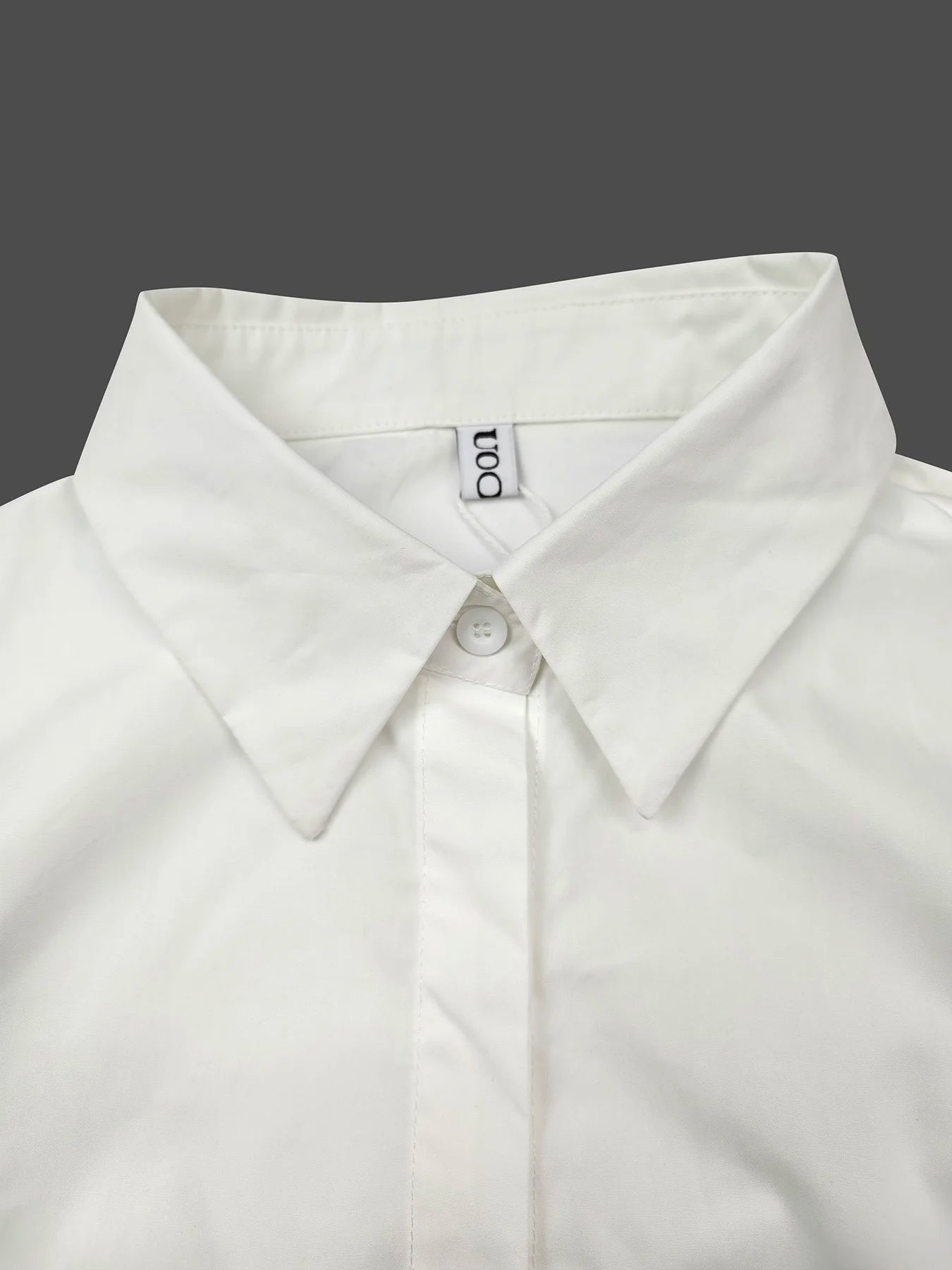 Tuxedo Cold Shoulder Chic Vintage Shirt - itzy bitsy