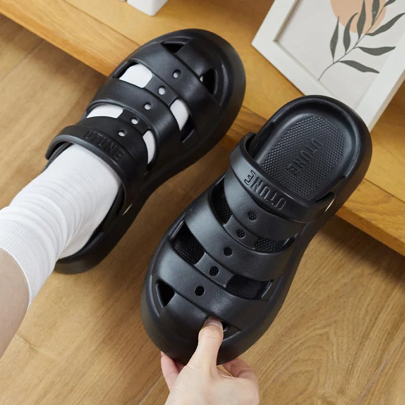 UTUNE - Astronomy Gladiator Flat Bottomed Roman Sandals - itzy bitsy