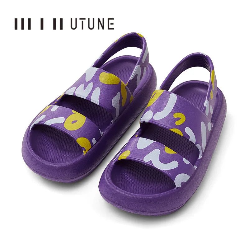 UTUNE Camouflage flat Sandals For Women - itzy bitsy