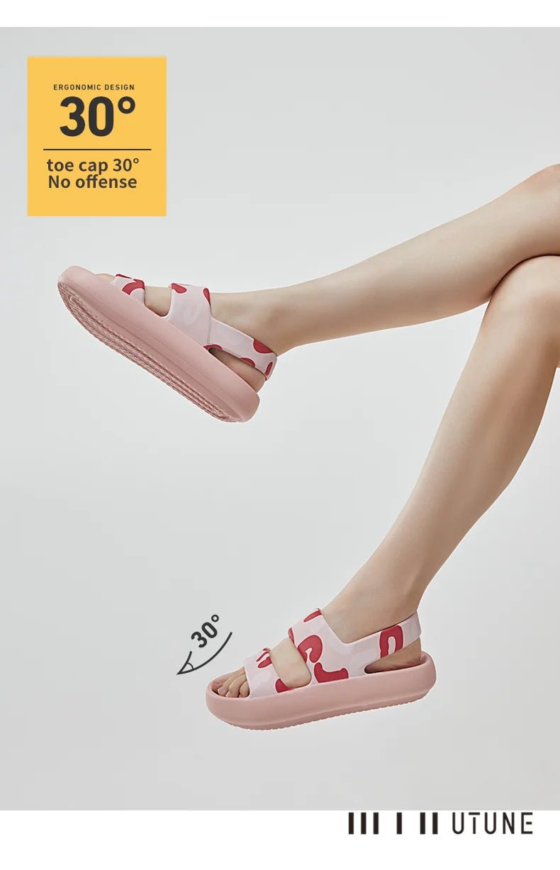 UTUNE Camouflage flat Sandals For Women - itzy bitsy