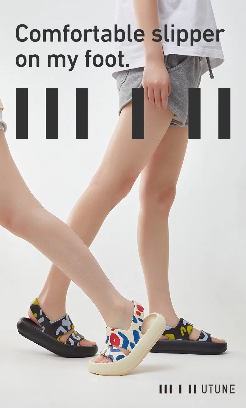 UTUNE Camouflage flat Sandals For Women - itzy bitsy