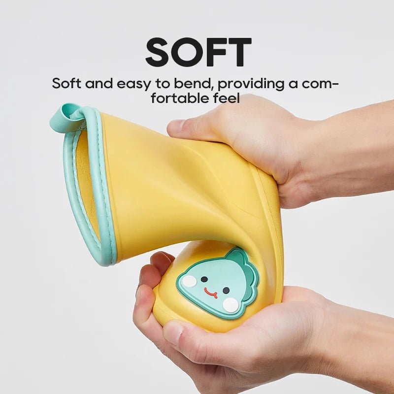 UTUNE Cartoon Stickers Children's Rain Non - slip Rubber Boots - itzy bitsy