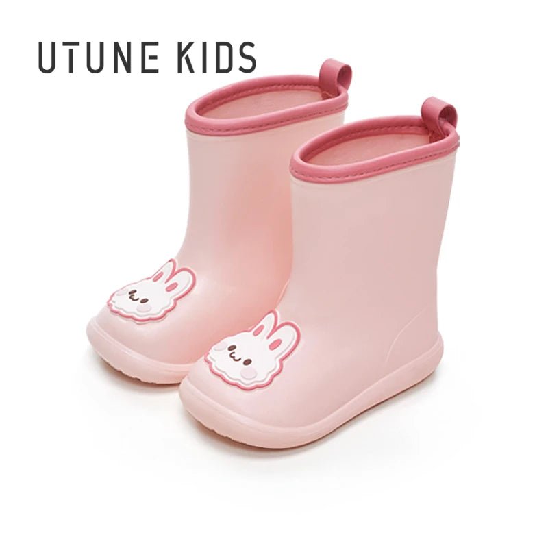 UTUNE Cartoon Stickers Children's Rain Non - slip Rubber Boots - itzy bitsy