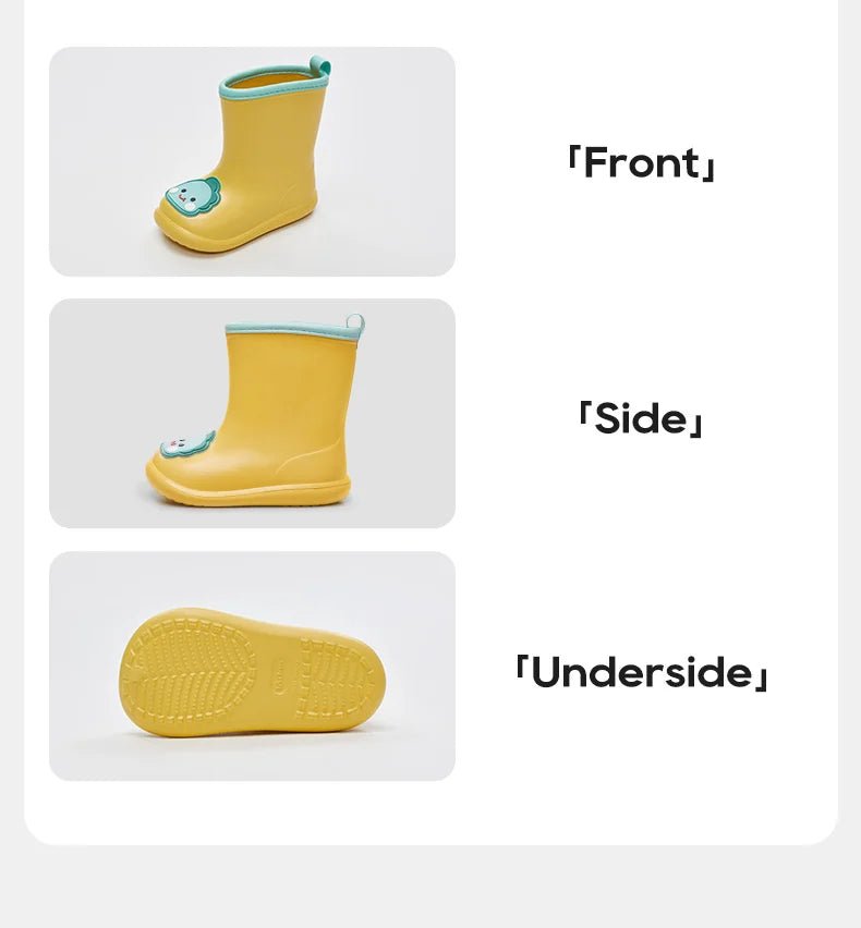 UTUNE Cartoon Stickers Children's Rain Non - slip Rubber Boots - itzy bitsy