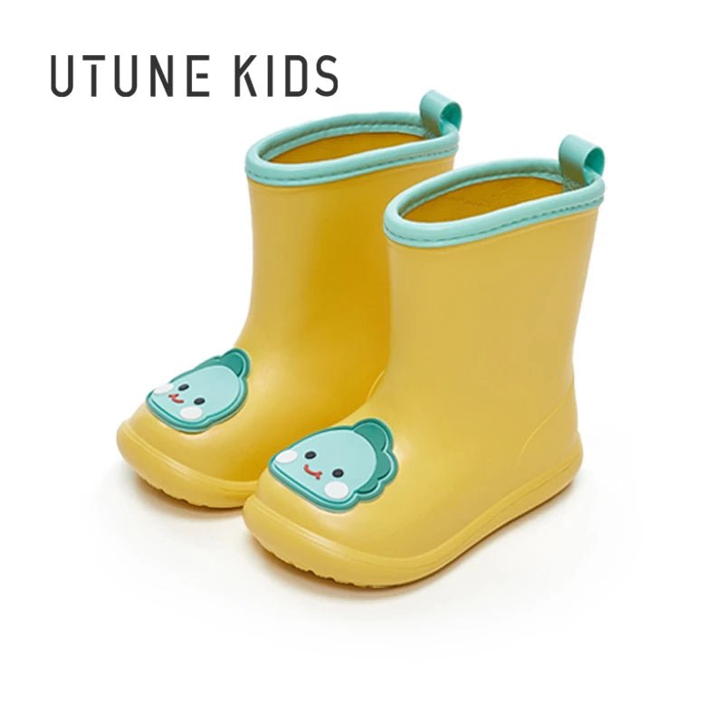 UTUNE Cartoon Stickers Children's Rain Non - slip Rubber Boots - itzy bitsy