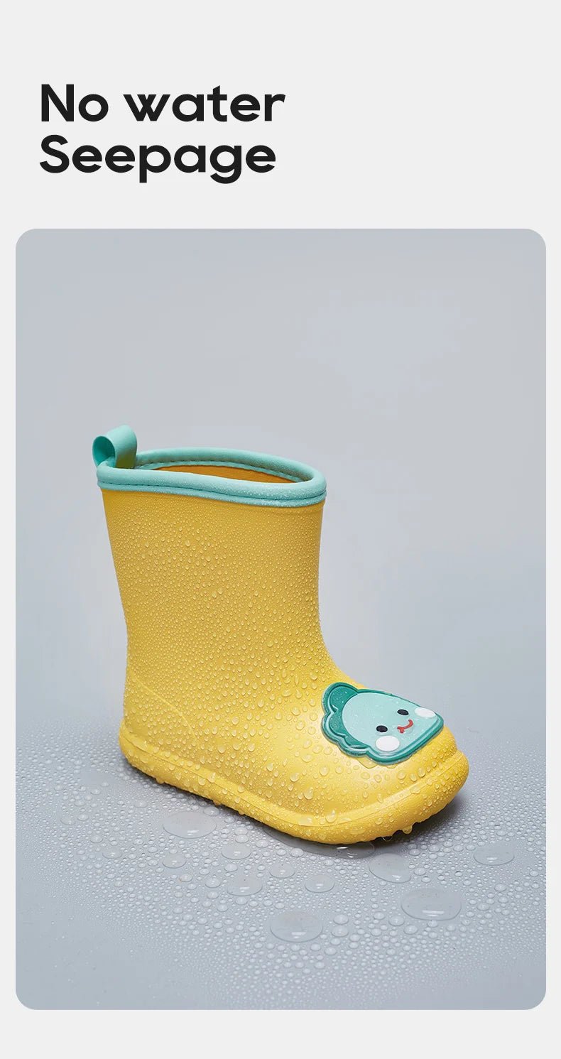 UTUNE Cartoon Stickers Children's Rain Non - slip Rubber Boots - itzy bitsy