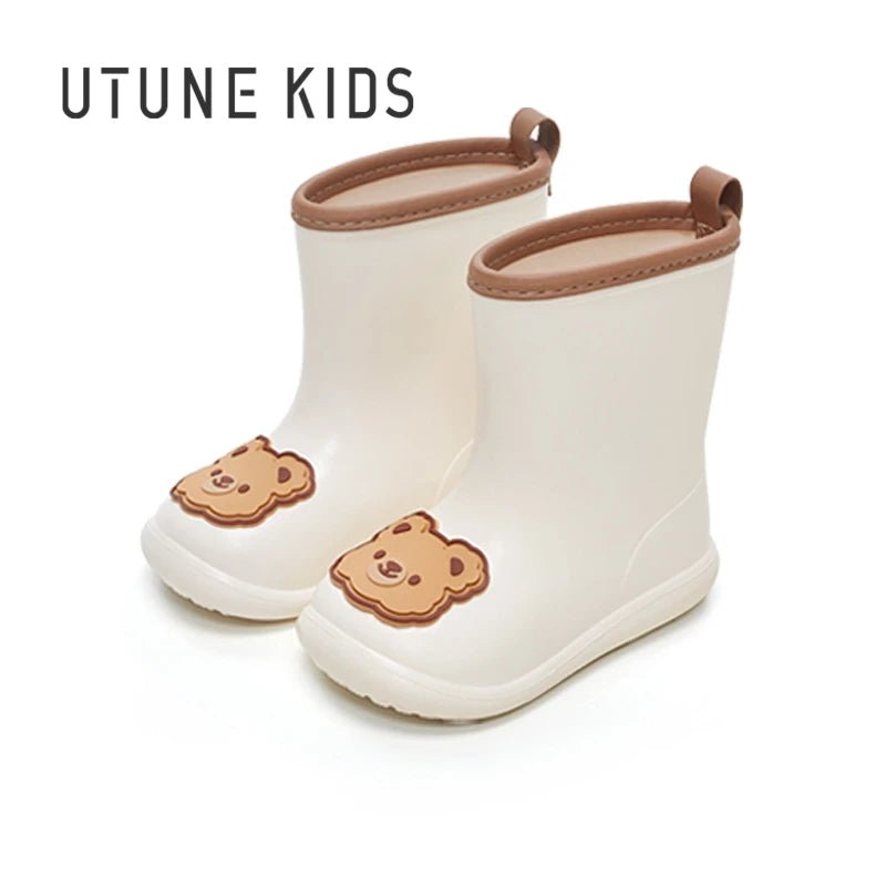 UTUNE Cartoon Stickers Children's Rain Non - slip Rubber Boots - itzy bitsy