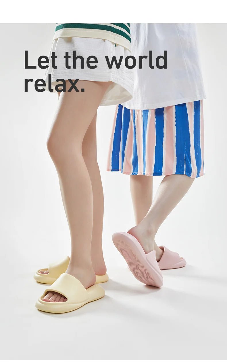 UTUNE Massage Unisex Slippers Mute Air Cushion Thick Sole - itzy bitsy