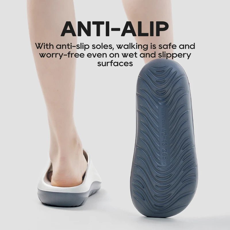 UTUNE Men's Colorblock Thick - Soled Slippers Ergonomic Design - itzy bitsy