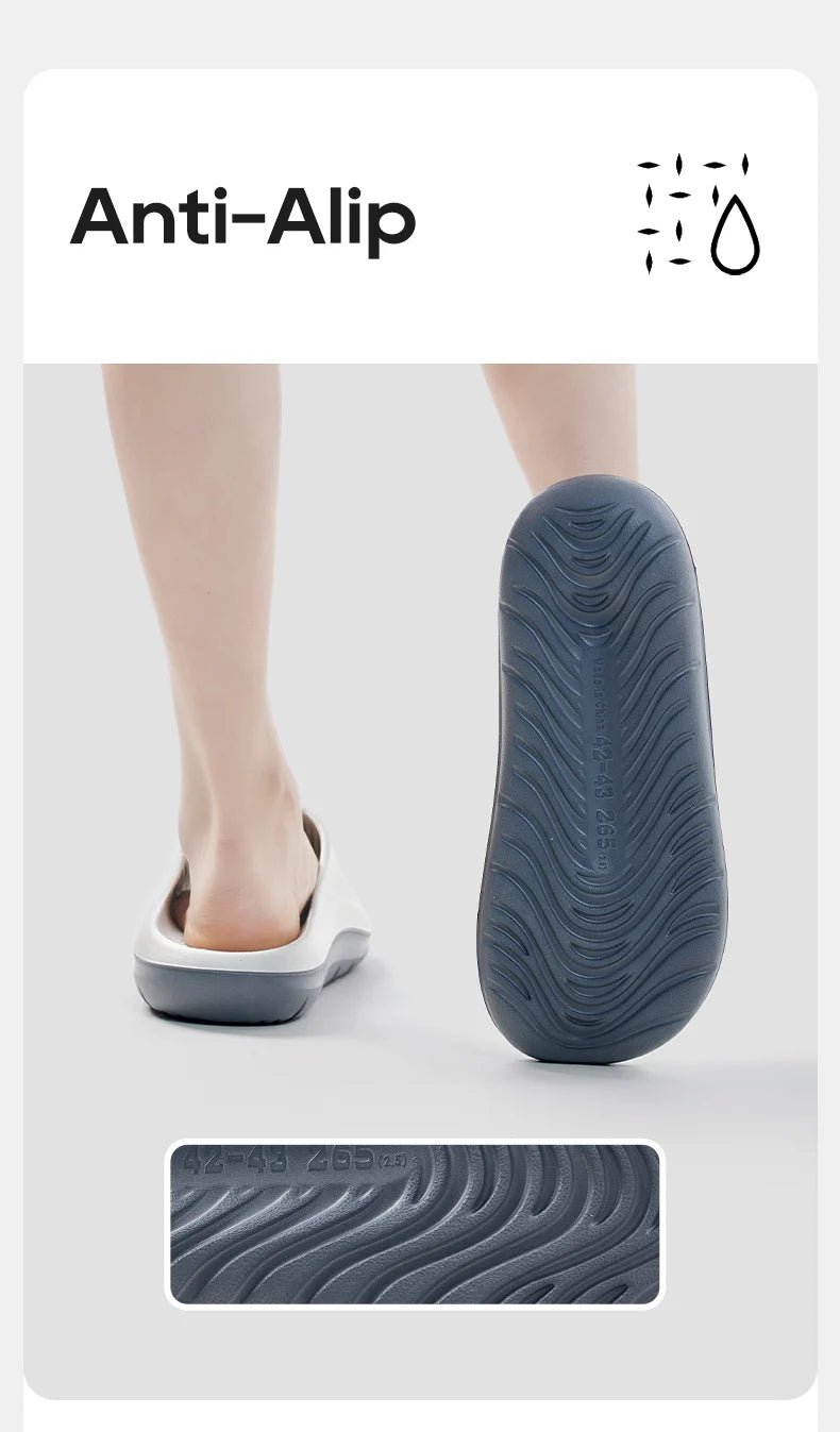 UTUNE Men's Colorblock Thick - Soled Slippers Ergonomic Design - itzy bitsy