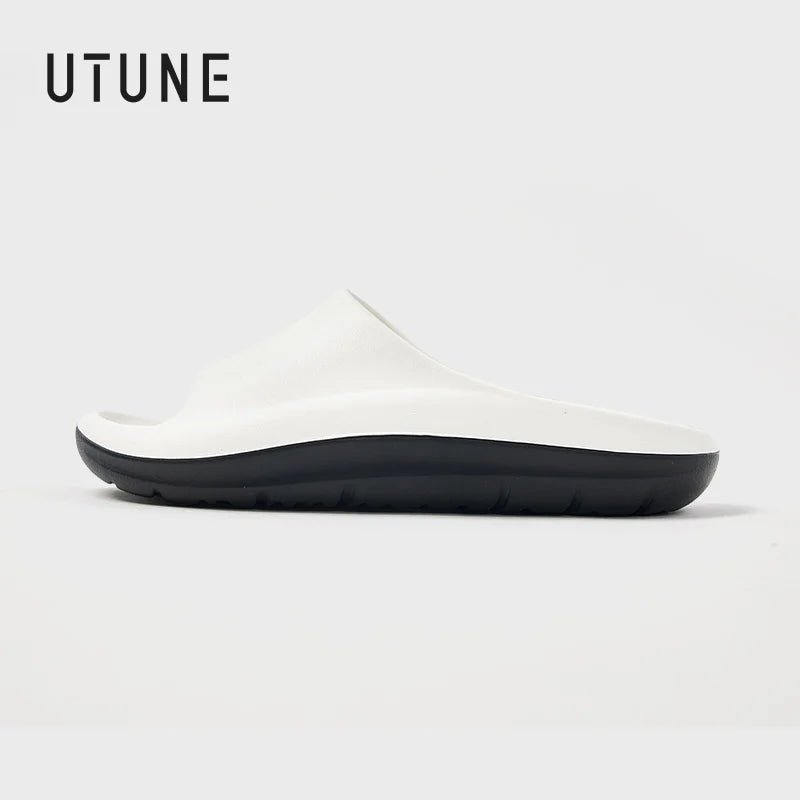 UTUNE Men's Colorblock Thick - Soled Slippers Ergonomic Design - itzy bitsy
