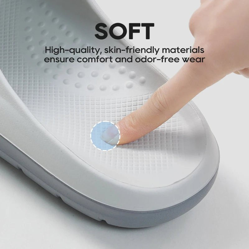 UTUNE Men's Colorblock Thick - Soled Slippers Ergonomic Design - itzy bitsy