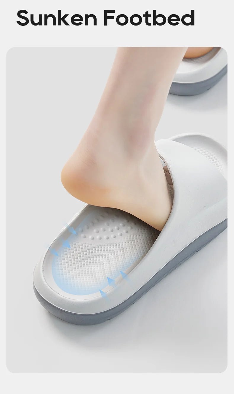 UTUNE Men's Colorblock Thick - Soled Slippers Ergonomic Design - itzy bitsy