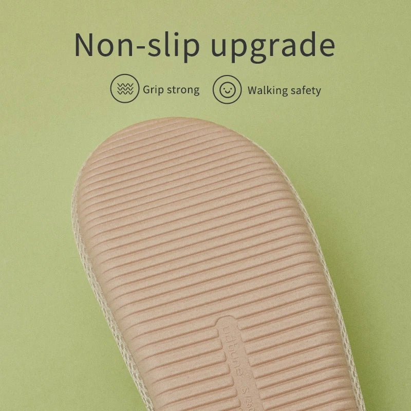 UTUNE Mute Linen Slippers - Japanese Mesh Style - itzy bitsy
