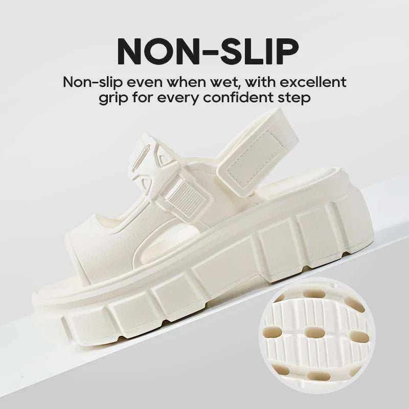 UTUNE Platform Sandals for Women - Stylish Summer Adjustable Straps Sandals - itzy bitsy