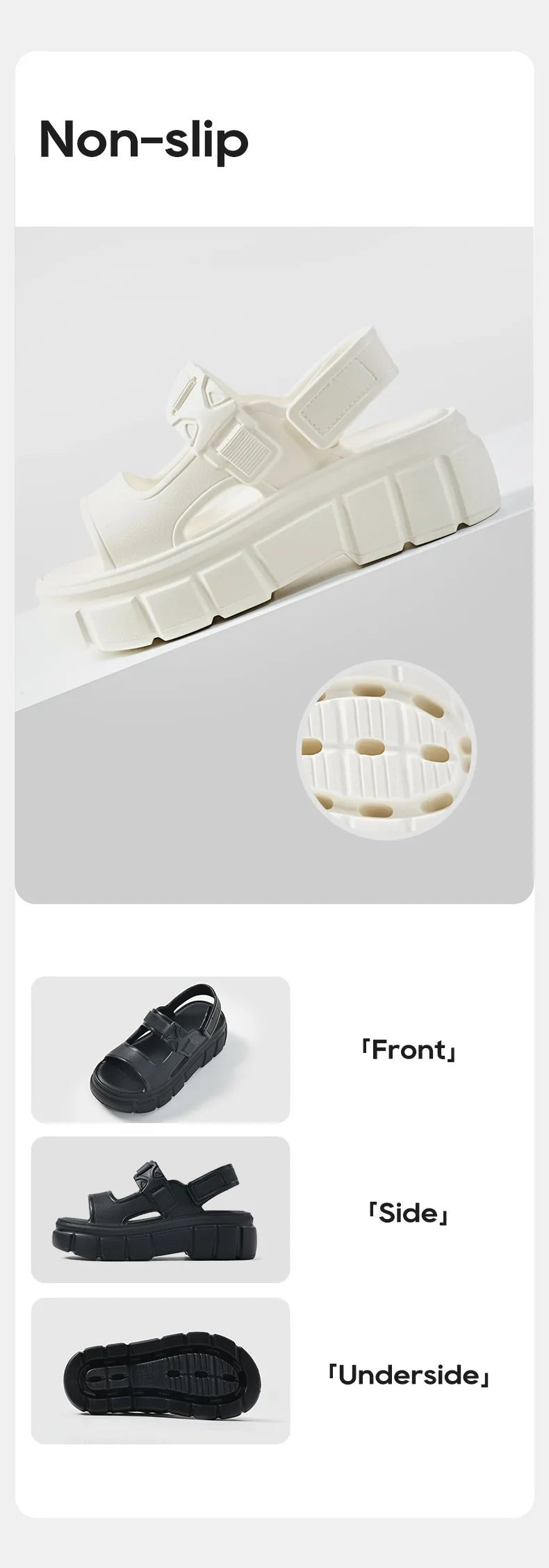 UTUNE Platform Sandals for Women - Stylish Summer Adjustable Straps Sandals - itzy bitsy