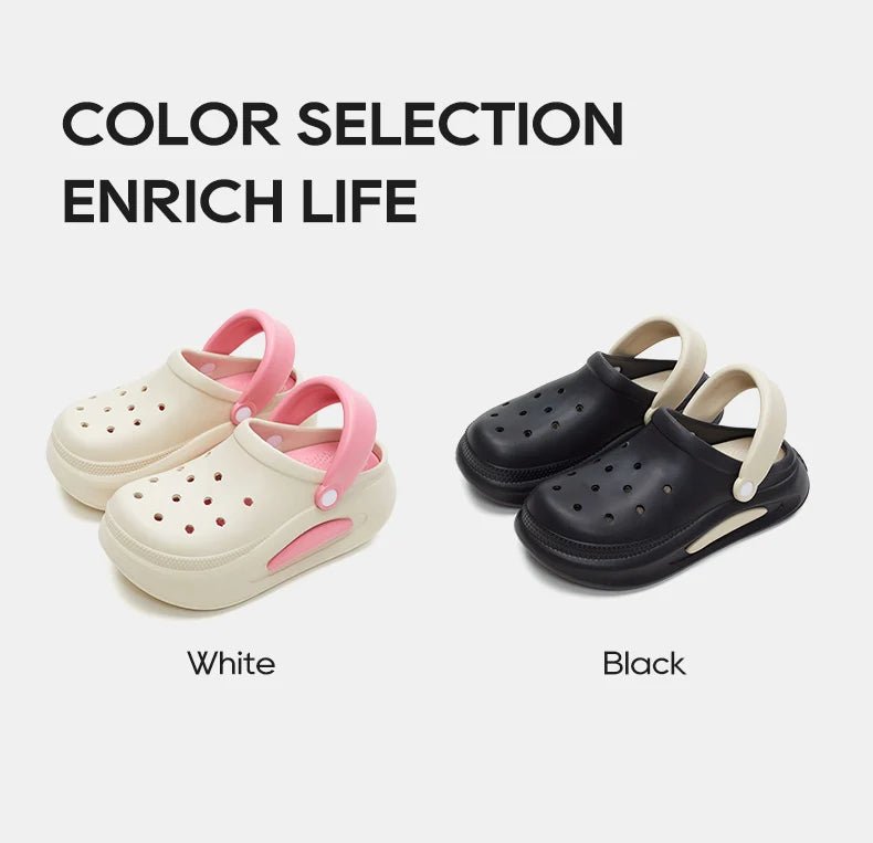 UTUNE Thick Sole Unisex Sandals 6cm Heels - itzy bitsy