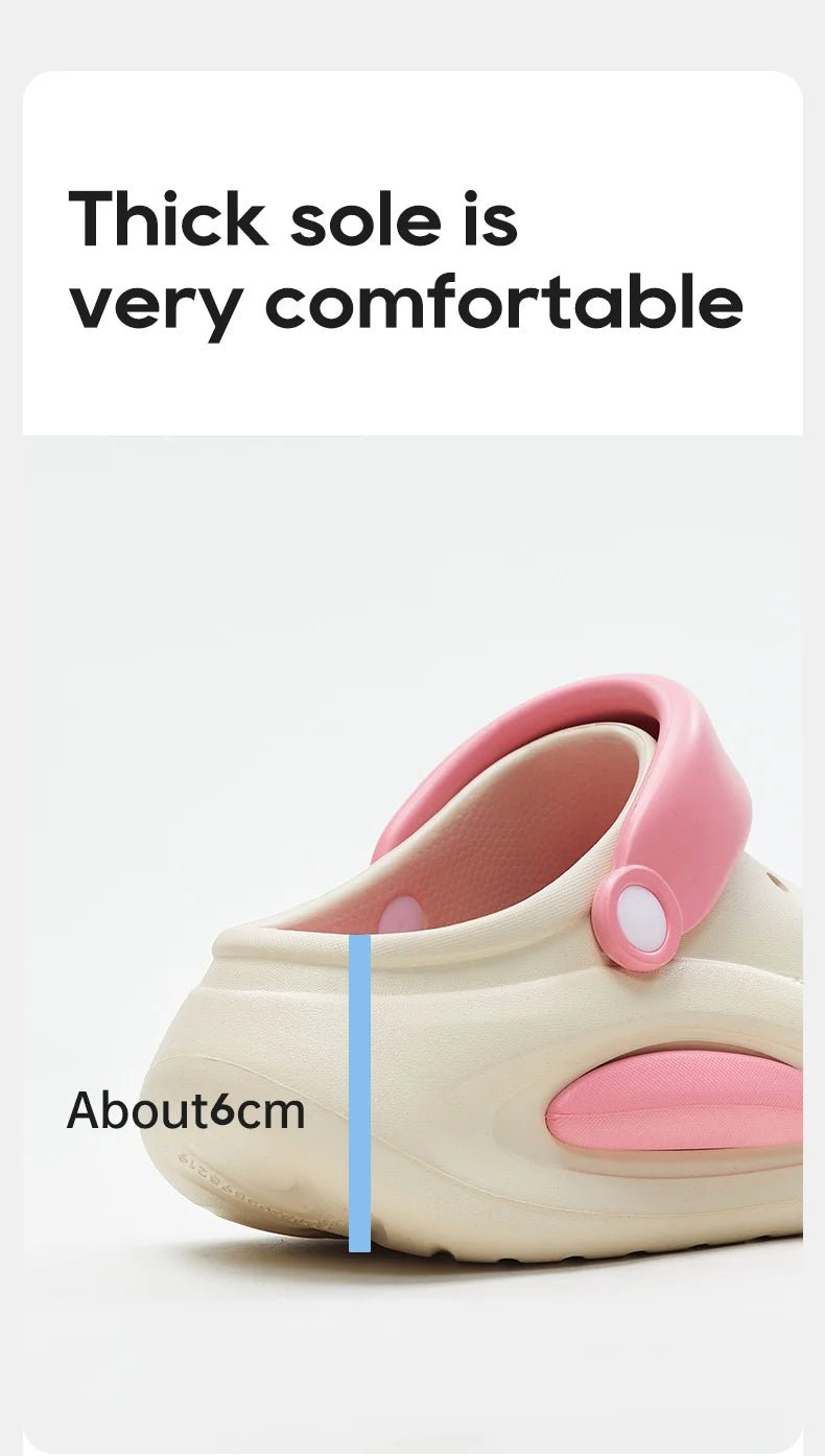 UTUNE Thick Sole Unisex Sandals 6cm Heels - itzy bitsy