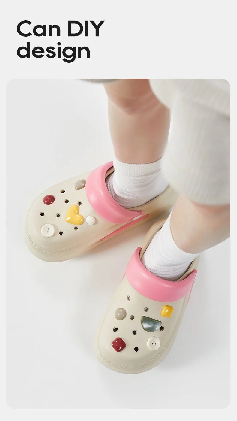 UTUNE Thick Sole Unisex Sandals 6cm Heels - itzy bitsy