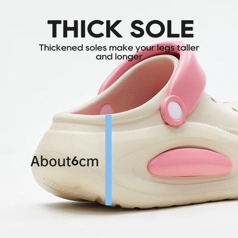 UTUNE Thick Sole Unisex Sandals 6cm Heels - itzy bitsy