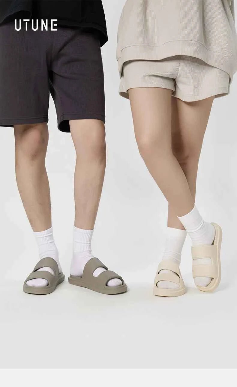 UTUNE Women's Massage Slipper - Outdoor Slide with buckle design - itzy bitsy