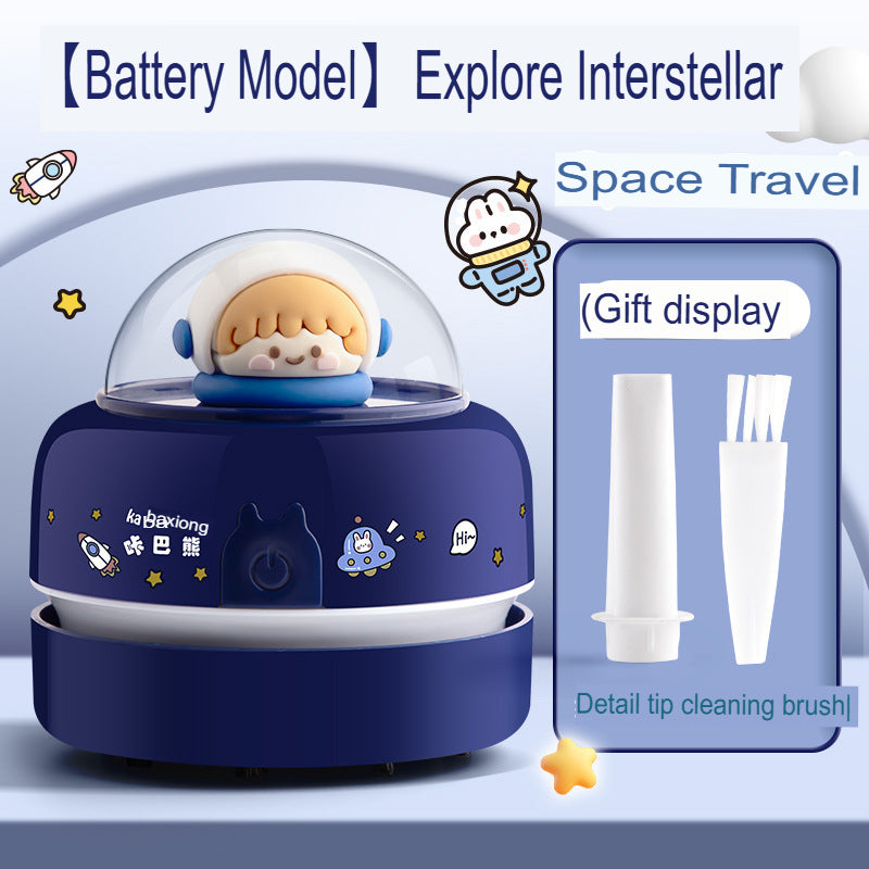 Battery Operated Portable Cordless Desktop Vacuum Cleaner/Duster