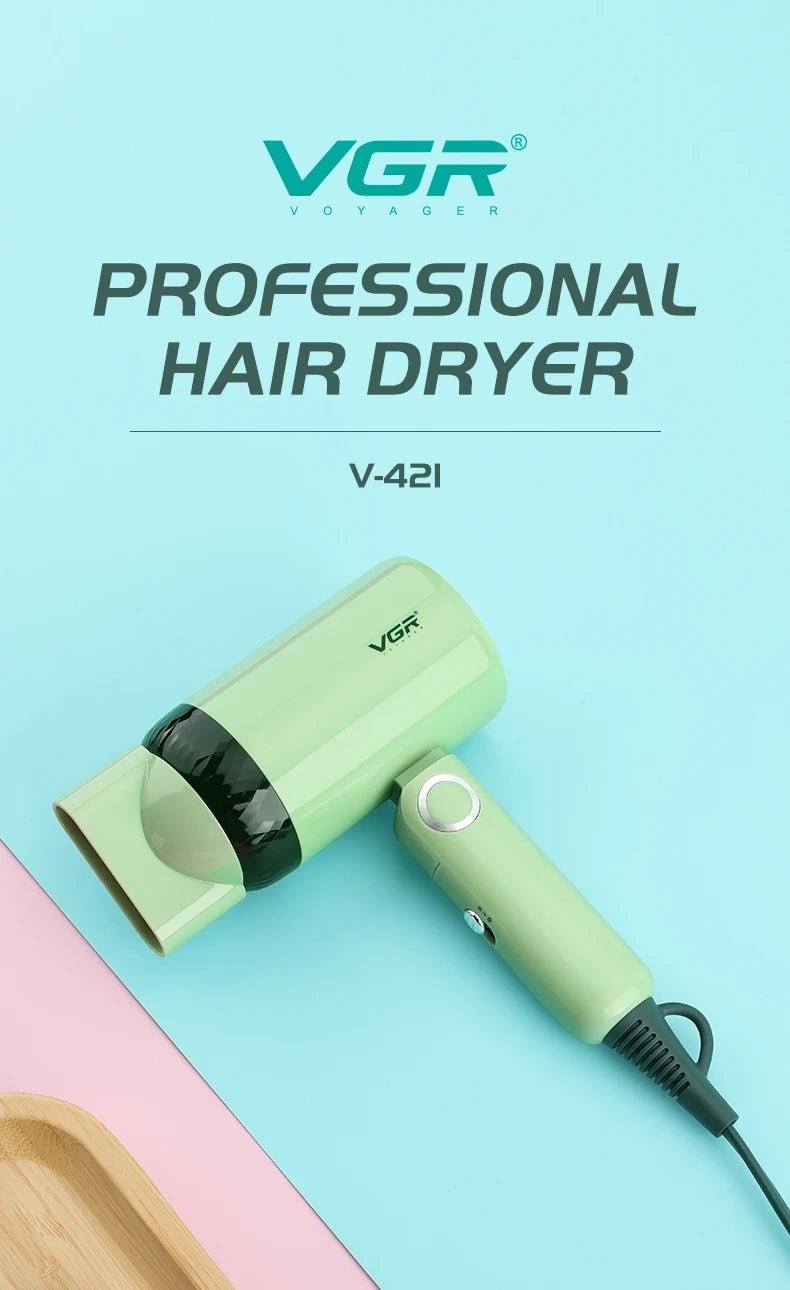 VGR 1200w Compact Foldable Hair Dryer - itzy bitsy