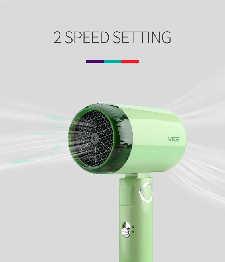 VGR 1200w Compact Foldable Hair Dryer - itzy bitsy