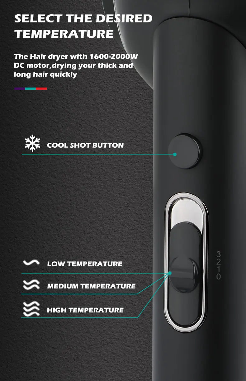 VGR Foldable Professional Hair Dryer - itzy bitsy