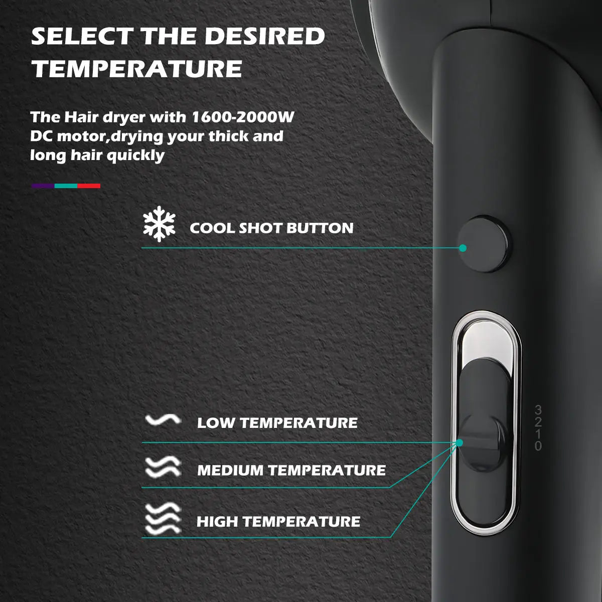 VGR Foldable Professional Hair Dryer - itzy bitsy