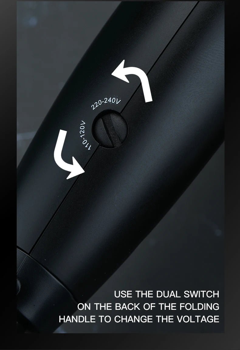 VGR Powerful Hair Dryer with Foldable Handle - itzy bitsy