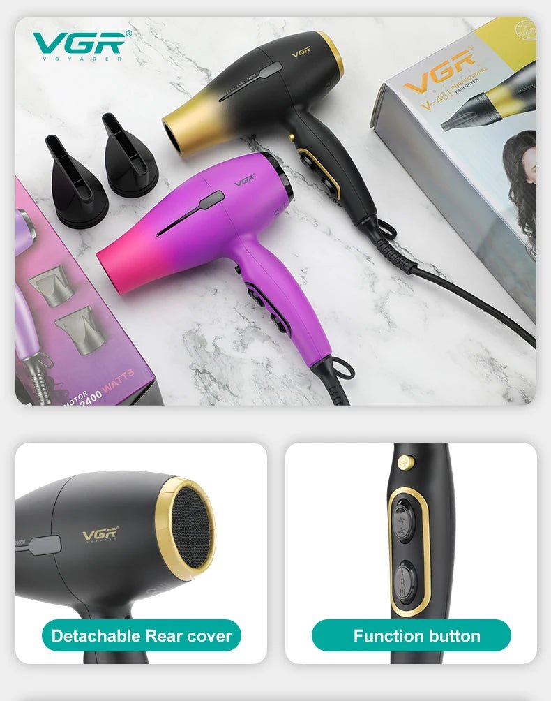 VGR V - 461 Professional Gear Hair Dryer - itzy bitsy
