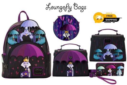 Villains Curse Your Hearts Handbag Shoulder Bag Wallet Backpack - itzy bitsy