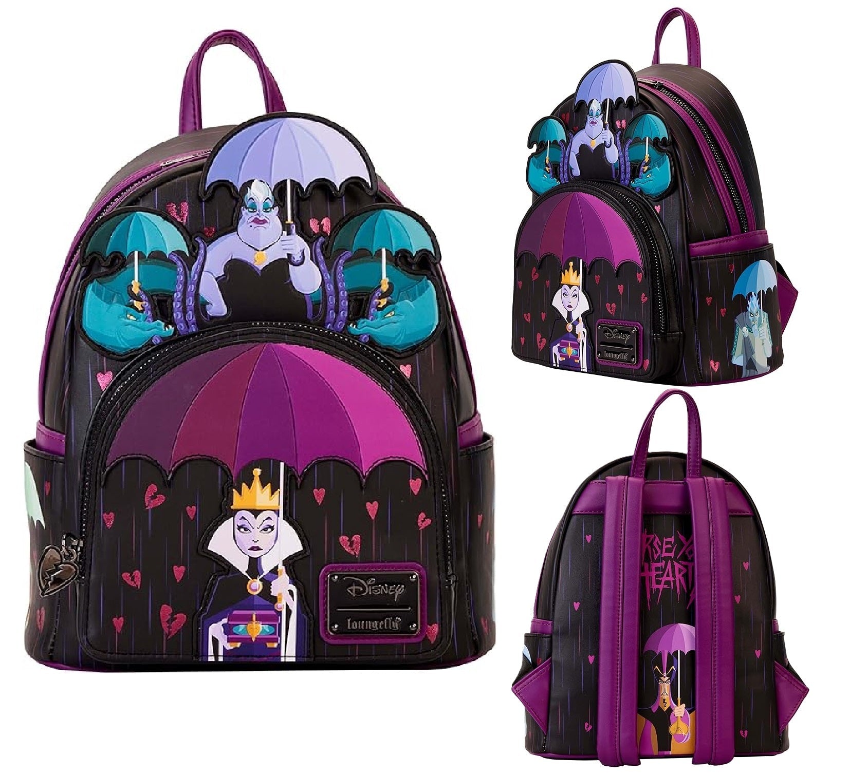 Villains Curse Your Hearts Handbag Shoulder Bag Wallet Backpack - itzy bitsy