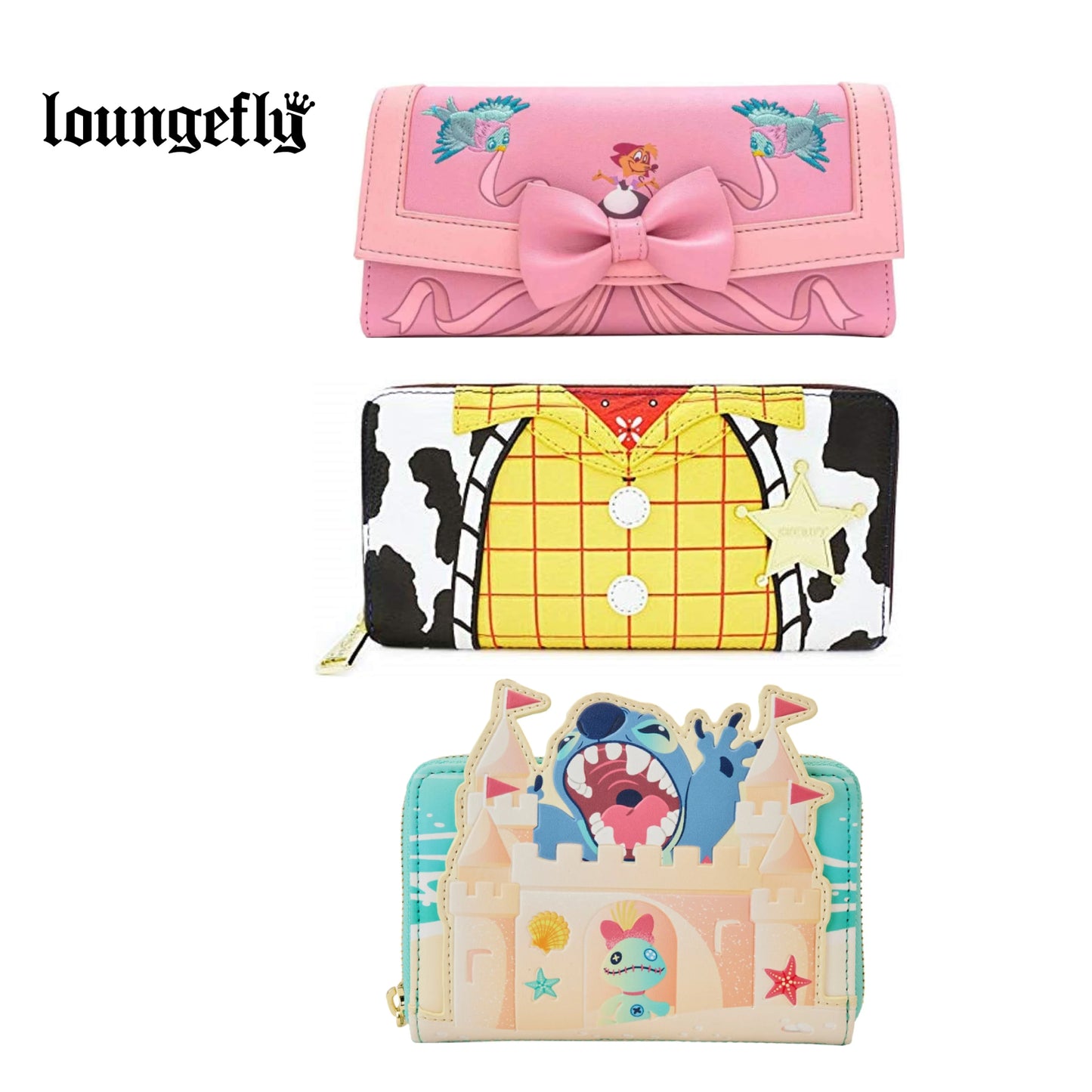 Loungefly Woody, Stitch Wallet
