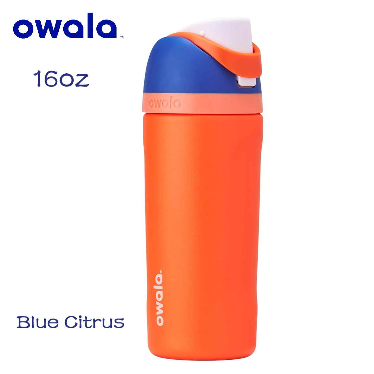 Owala Kids FreeSip Insulated Stainless Steel BPA-Free Sports Water Bottle - 16 oz