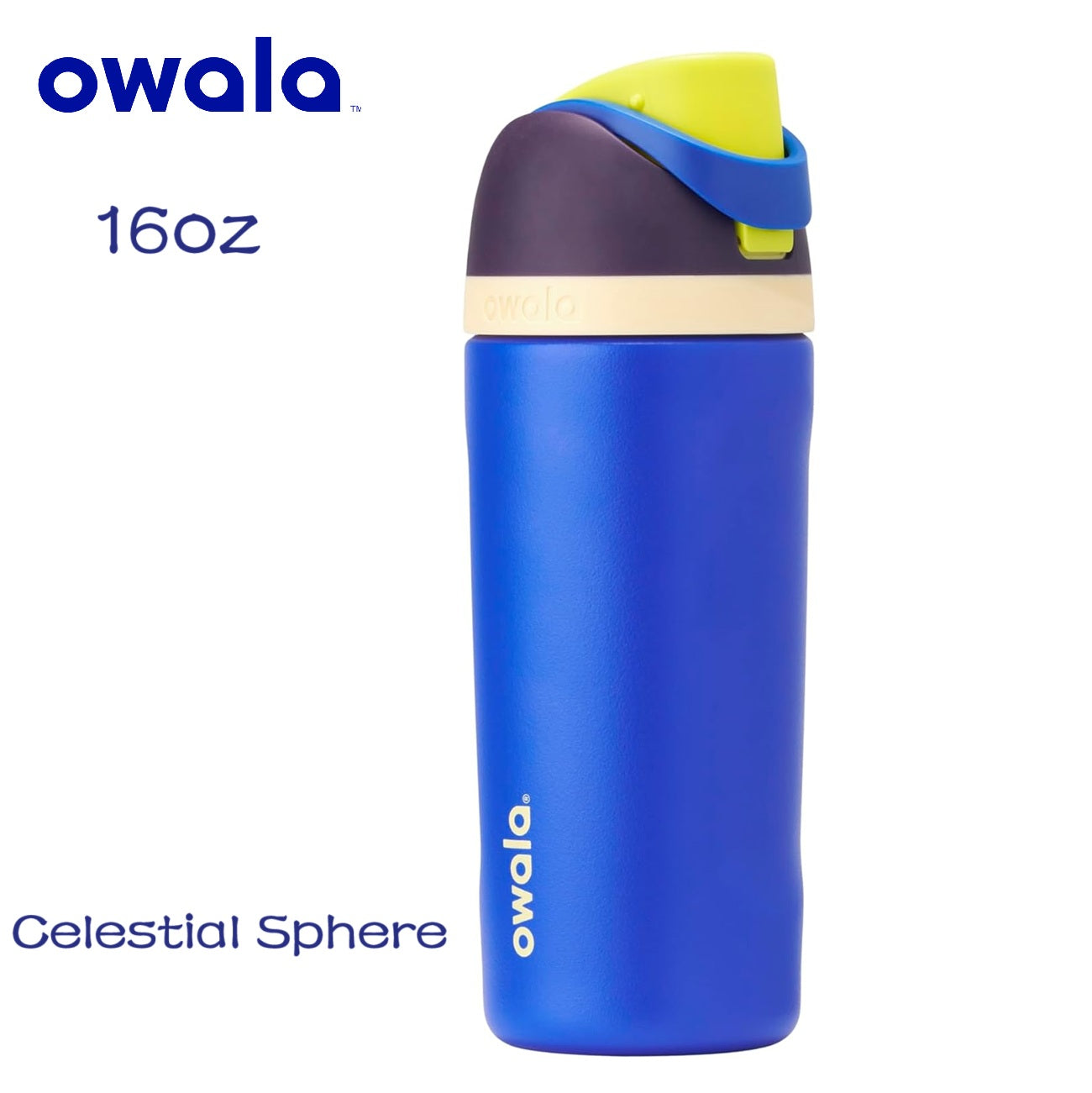 Owala Kids FreeSip Insulated Stainless Steel BPA-Free Sports Water Bottle - 16 oz