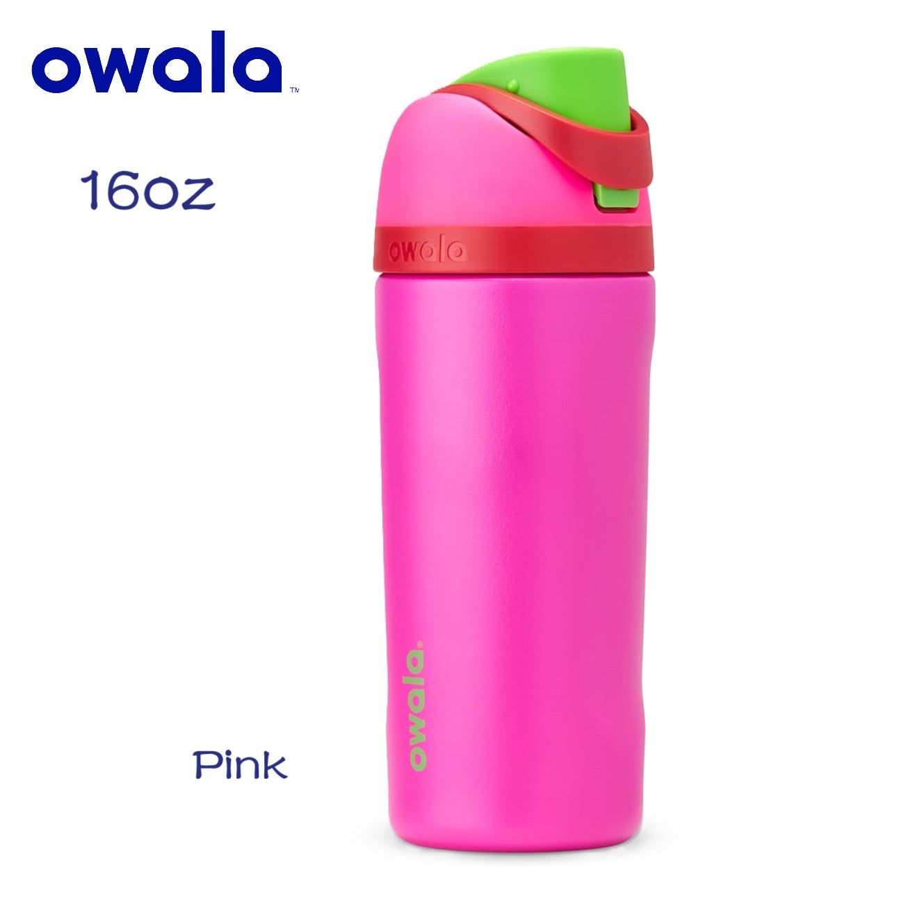 Owala Kids FreeSip Insulated Stainless Steel BPA-Free Sports Water Bottle - 16 oz