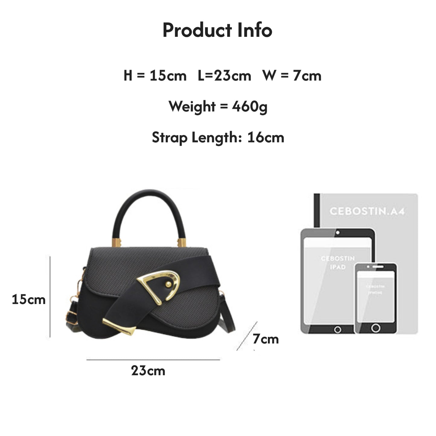 The Monaco Flap Women's Shoulder / Crossbody bag