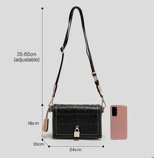 CHCH Women Medium Locked Crossbody Bag