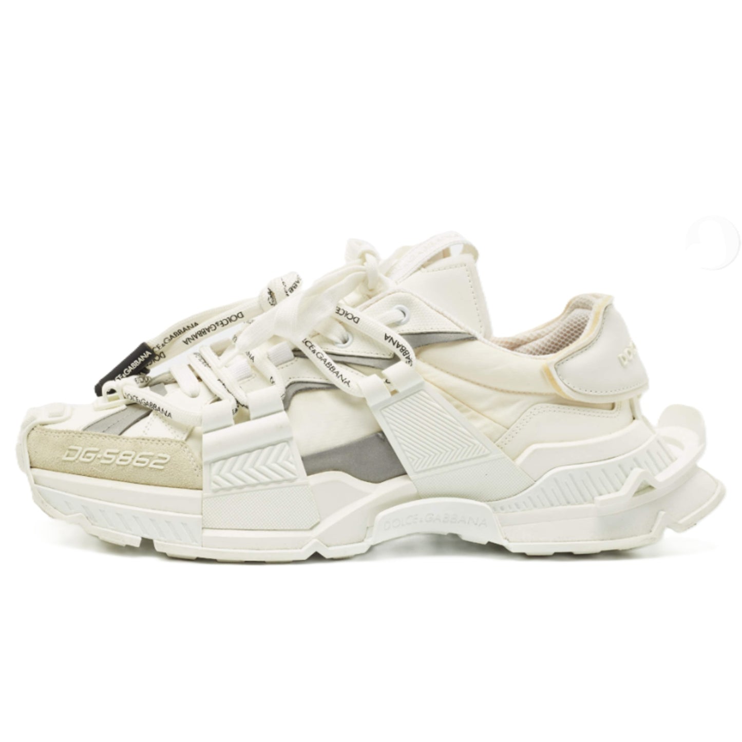 D&G Designer Inspired Space Sneakers - White