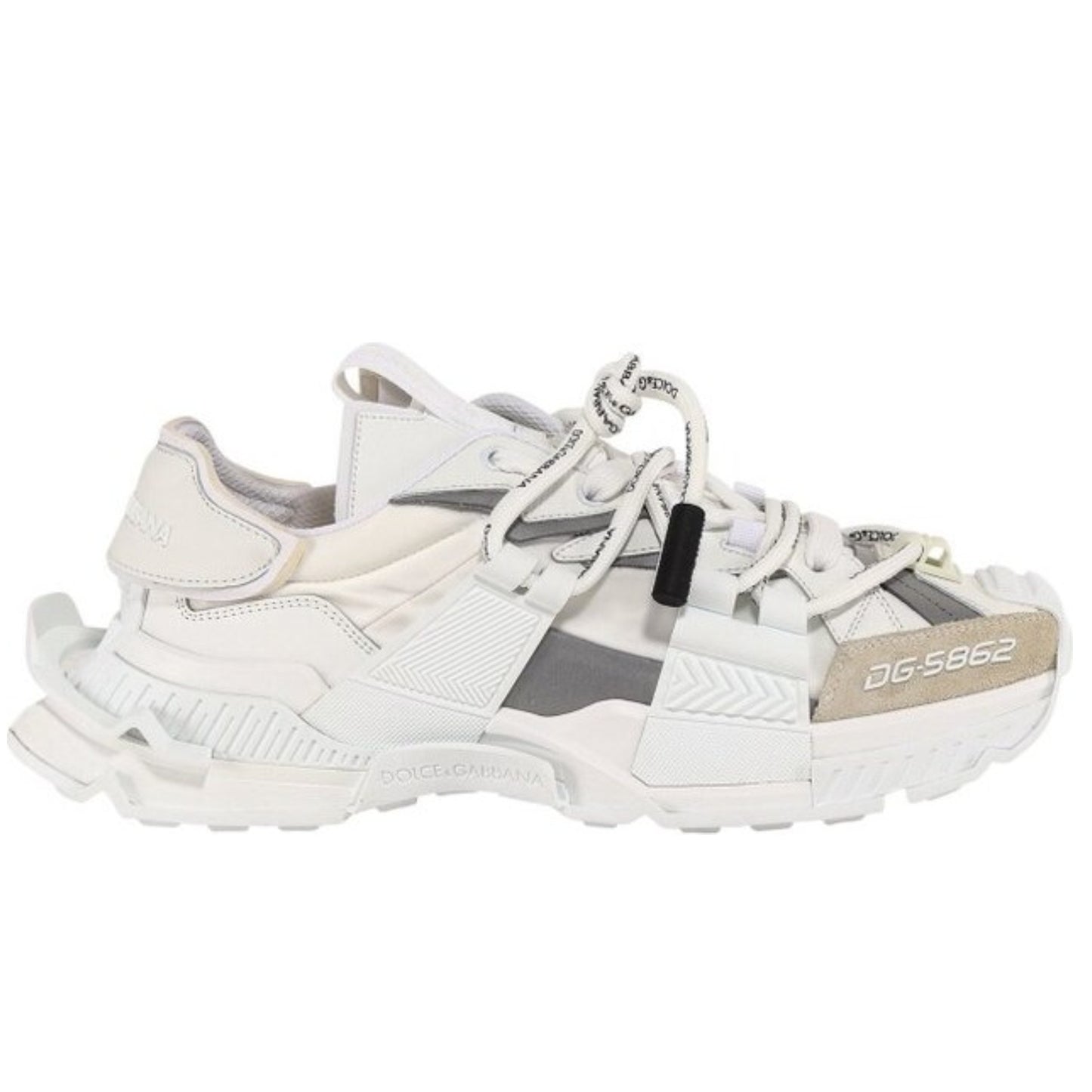 D&G Designer Inspired Space Sneakers - White