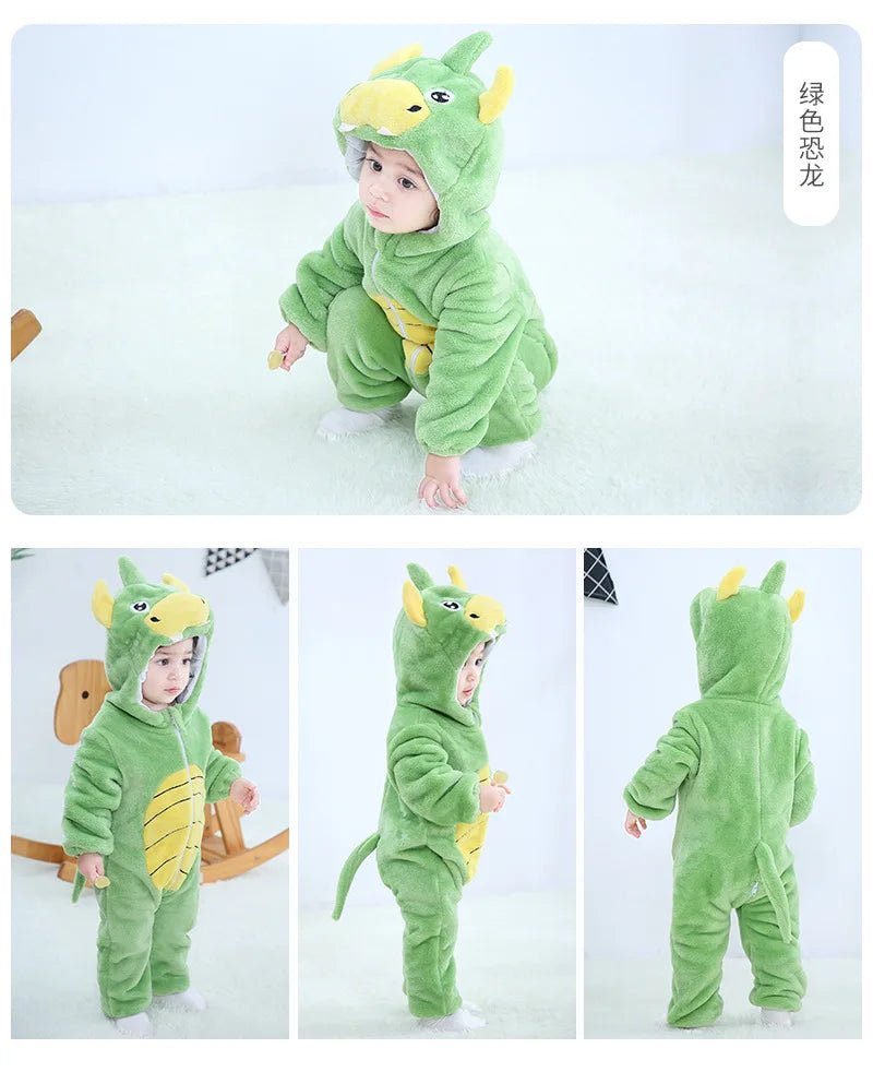Winter Baby Animal Hooded Jumpsuits - Cosplay Costume - itzy bitsy