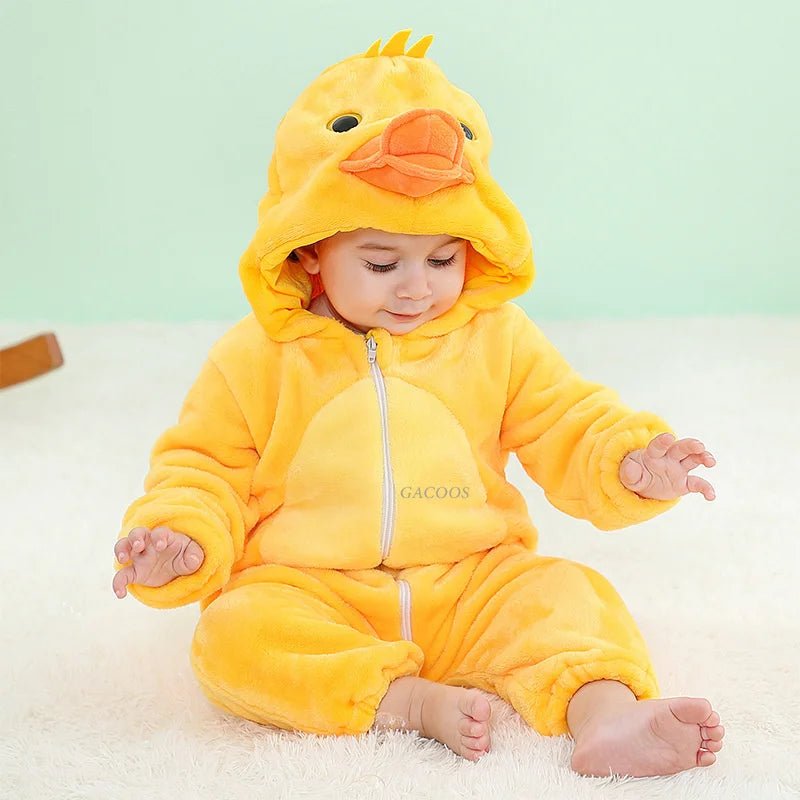 Winter Baby Animal Hooded Jumpsuits - Cosplay Costume - itzy bitsy